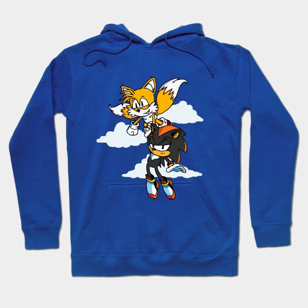 Tails and Shadow Sonic Hoodie by Ashfosaurus